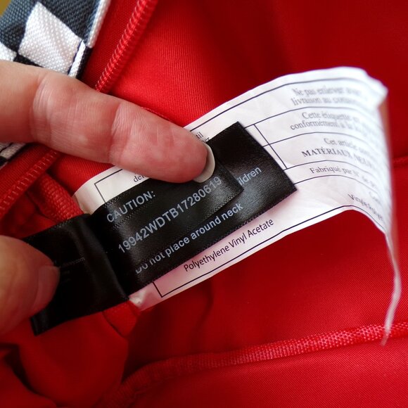 Loungefly Disney Mickey Donald Goofy Checkered Fanny Pack - Picture 13 of 13